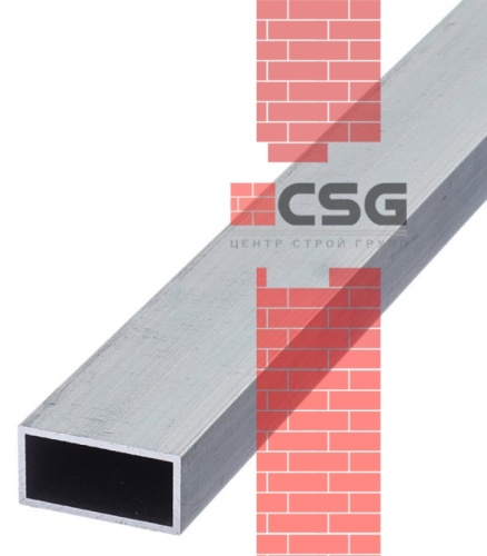 Профиль прямоугольный алюминиевый 30х20х2, длина 6 м, марка АД31Т1