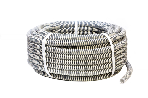 Шланг спиральный НВС Ф  38 мм из ПВХ серия 700L белый (бухта 30 м)