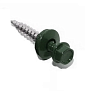 Саморез кровельный 4.8x29 RAL 6005 по дереву (1кг) арт.1250446CDEK