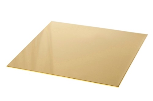 Лист латунный 15х600х1500 горячекатаный, марка ЛС59-1