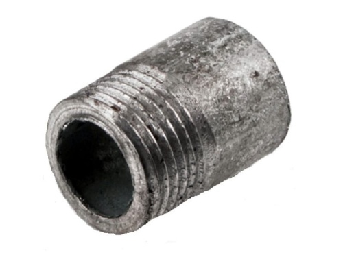 Резьба стальная Ду25 L=38мм из труб по ГОСТ 3262-75 арт.1211743